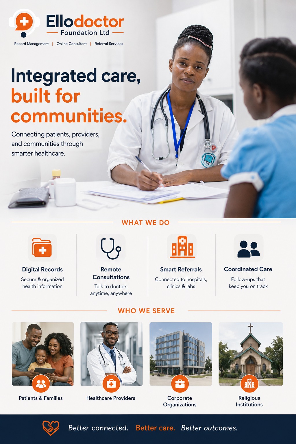Healthcare professionals coordinating patient care